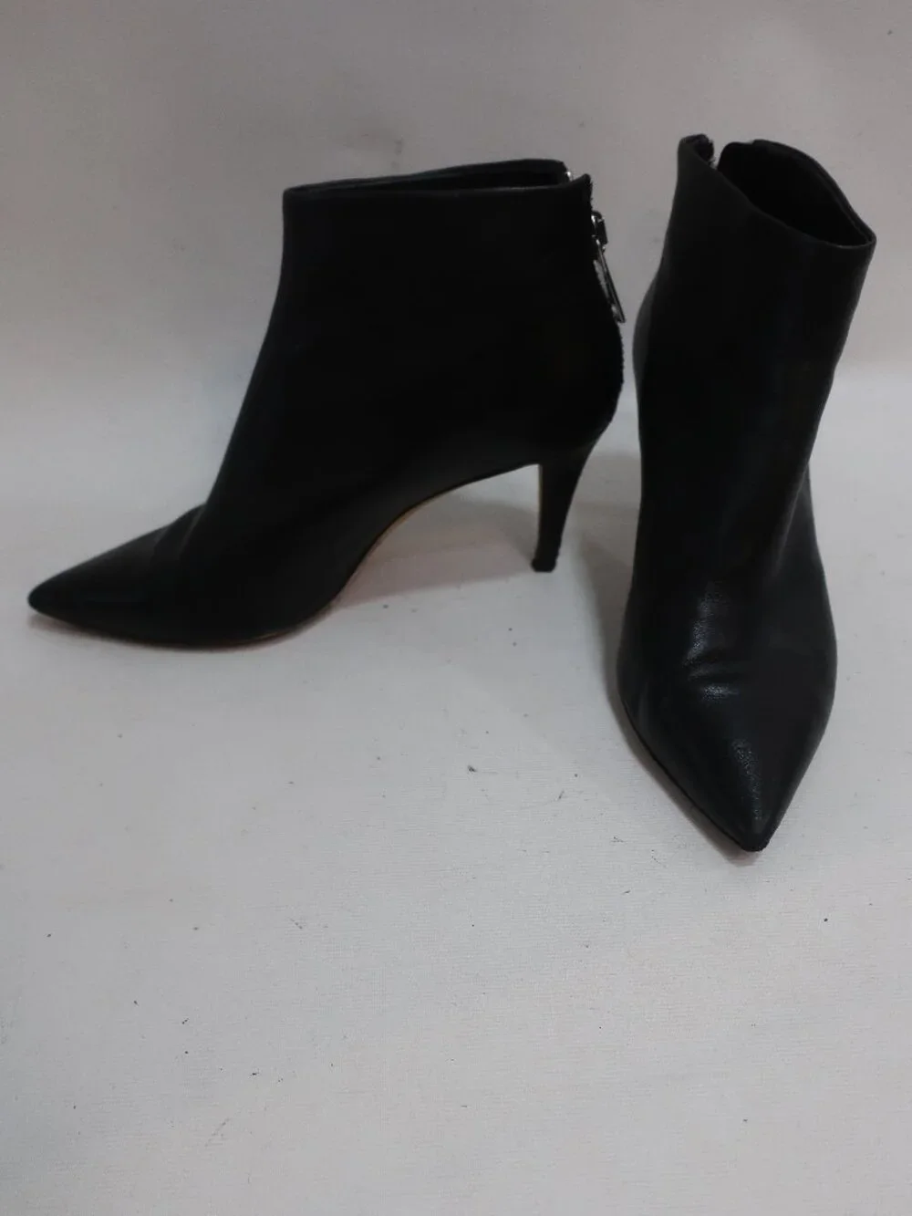Womens Tamara Mellon Black Stark Leather Ankle Booties 38 US/8